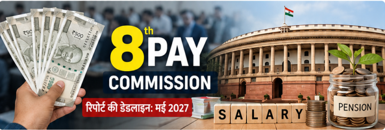 8th Pay Commission की रिपोर्ट मई 2027 तक आने की समयसीमा